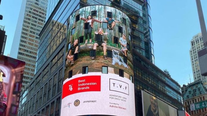 Brand Indonesia mejeng di Times Square New York
