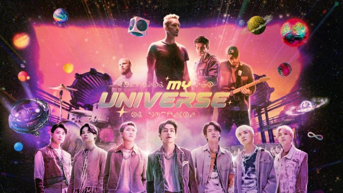 Coldplay x BTS official poster MV 'My Universe'