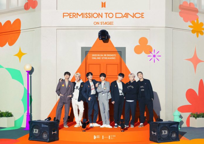 Poster Konser Online BTS Permission To Dance On Stage, 24 Oktober 2021