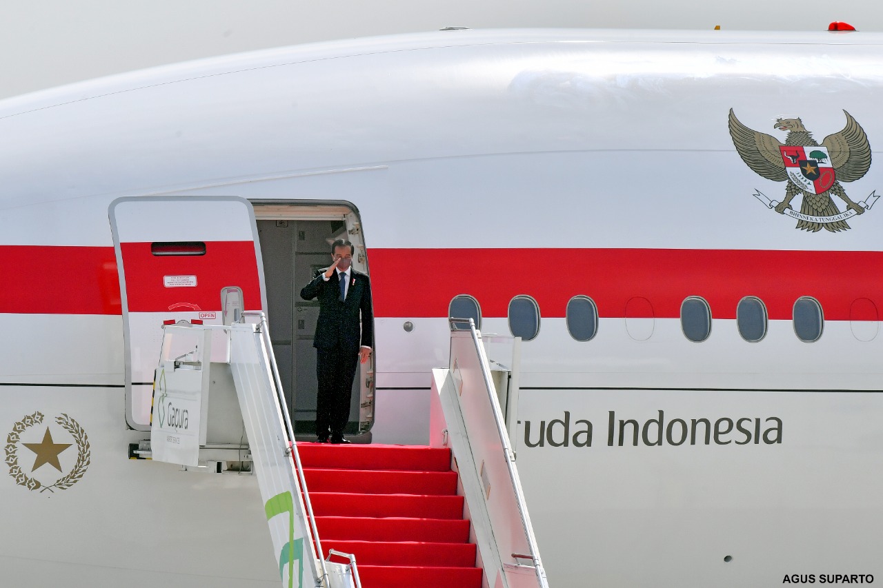 Pesawat Garuda Livery Republik Indonesia