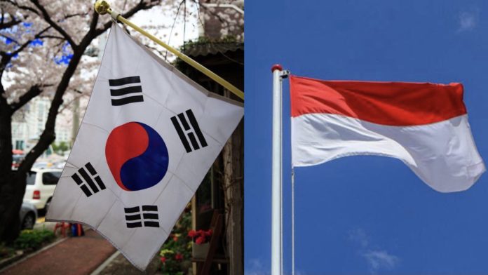 ilustrasi korea selatan dan indonesia