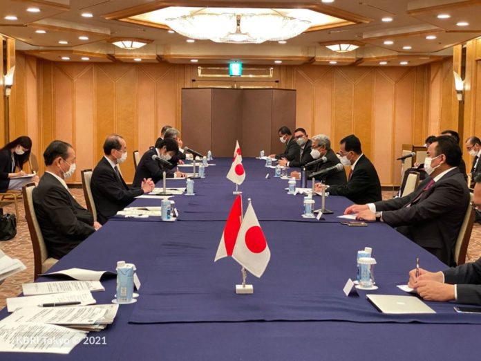 Ilustrasi pertemuan Pemerintah Jepang dan Indonesia