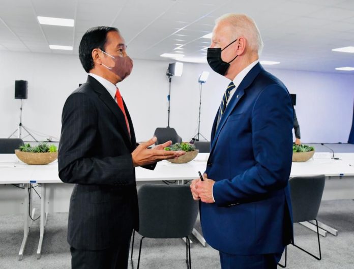 Presiden Jokowi dan Joe Biden