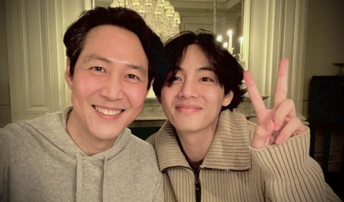 Lee Jung Jae dan V BTS