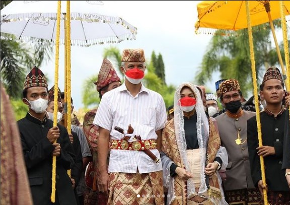 Ganjar Pranowo jadi bangsawan Lampung