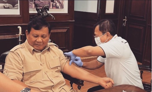 Prabowo dapat Vaksin Nusantara