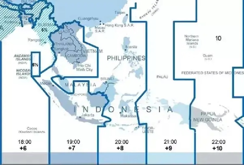 Waktu Di Malaysia Dan Singapura Lebih Cepat Dibandingkan Indonesia 