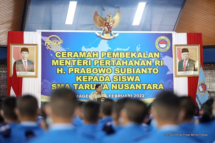 Prabowo di SMA Taruna Nusantara