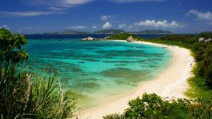 Salah satu pantai indah di Pulau Okinawa. Siapa sangka ini adalah pantai tempat mendaratnya Pasukan AS saat Perang Pasifik 