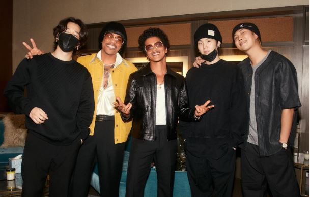 jimin, anderson paak, bruno mars, suga, dan rm