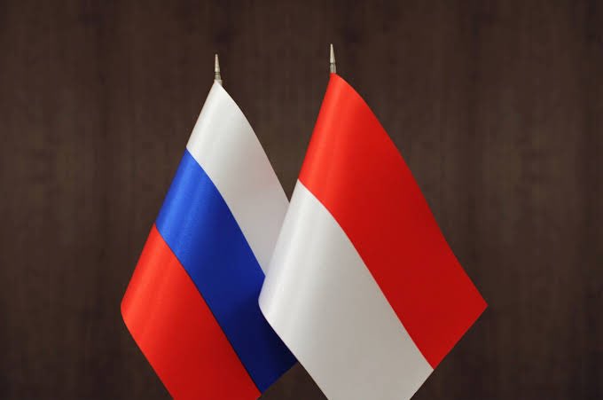 Bendera Rusia-Indonesia