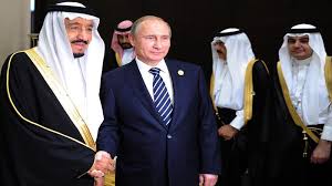 Raja Salman dan Vladimir Putin