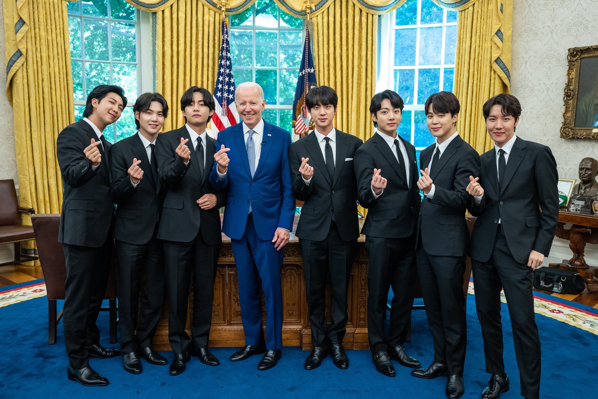 bts dan presiden joe biden
