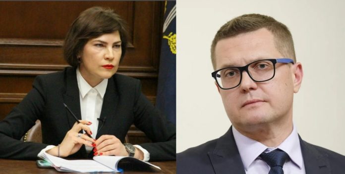 Kepala Intel Ukraina Ivan Bakanov dan Jaksa Agung Iryna Venediktova