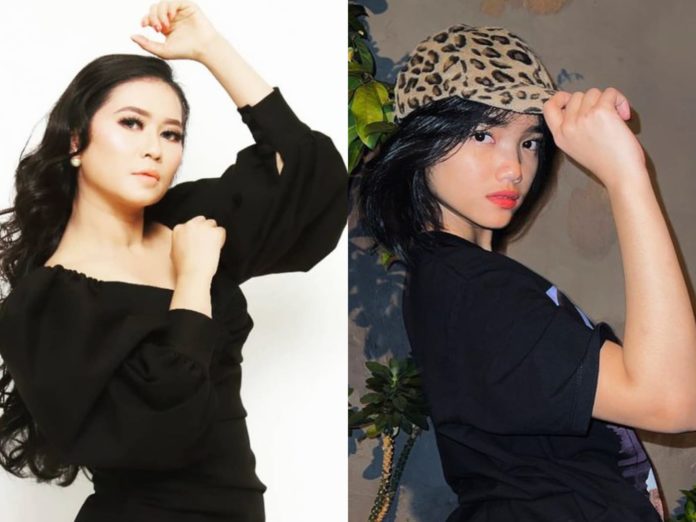 Kolase foto Tiara Marleen dan Fuji (Instagram)