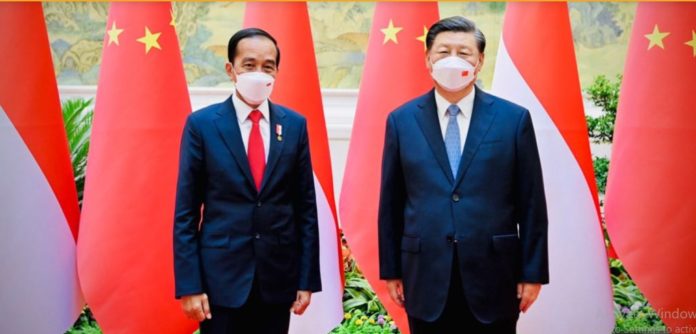 Presiden Jokowi bertemu Presiden Xi Jinping