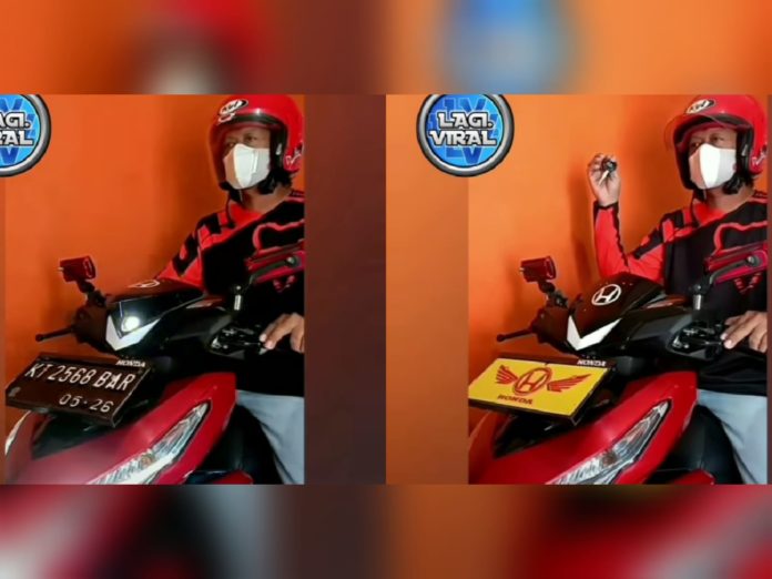 Pria modifikasi motor seperti Iron Man