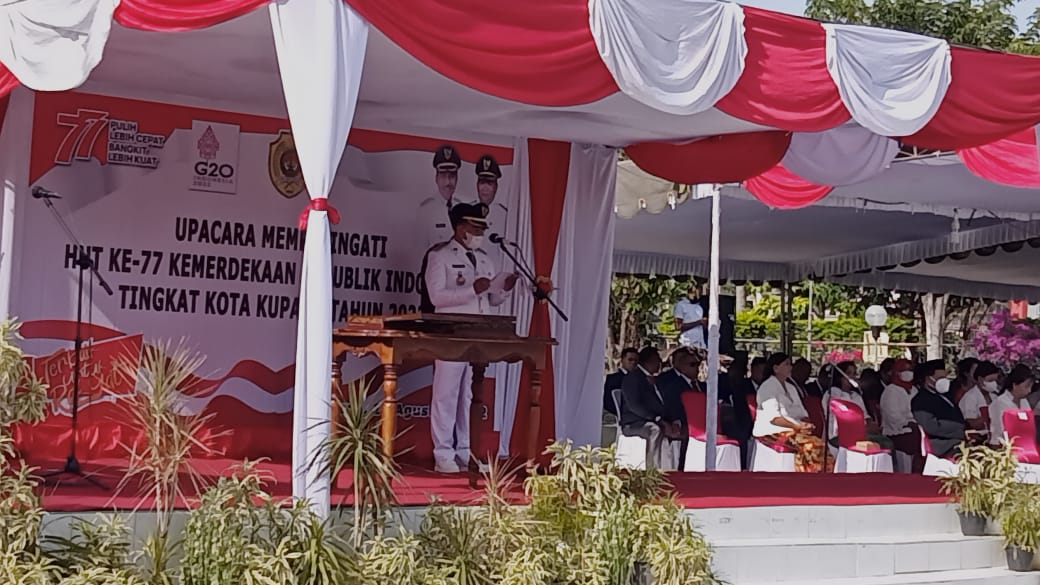 HUT RI ke 77, Jadi Upacara Terakhir Jeriko Bersama Masyarakat Kota