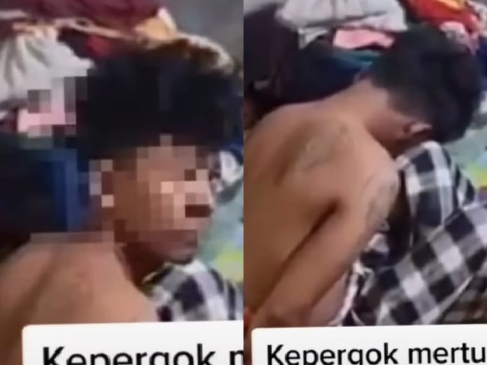 wanita kepergok selingkuh dengan pria muda bertato