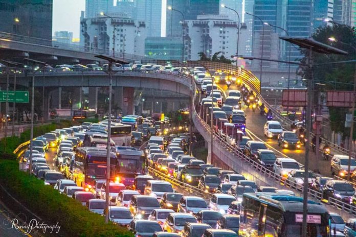 kemacetan di Jakarta. (instagram.com/@rony.rangers12)