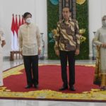 Presiden Filipina bersama istri berkunjung ke dalam Istana Presiden. (instagram.com/@sekretariat.kabinet)