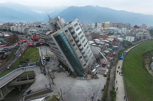 Gempa Bumi Taiwan. (instagram.com/@prayagraj_social)