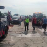 Kecelakaan beruntun tol Pejagan-Pemalang. (twitter.com/@info_tuban)