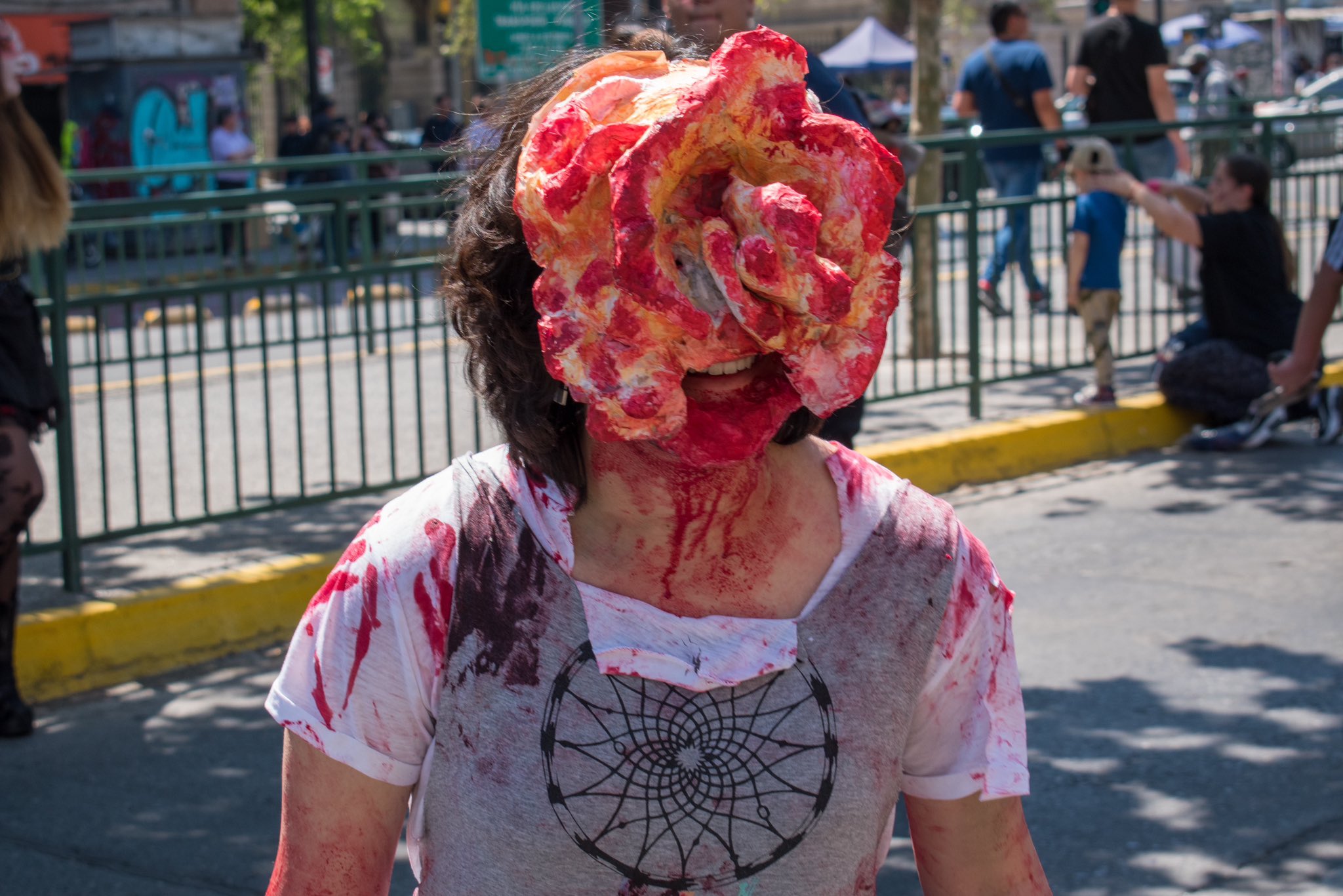 Zombie Walk Chile (twitter.com/@gonzaloohidalgo)