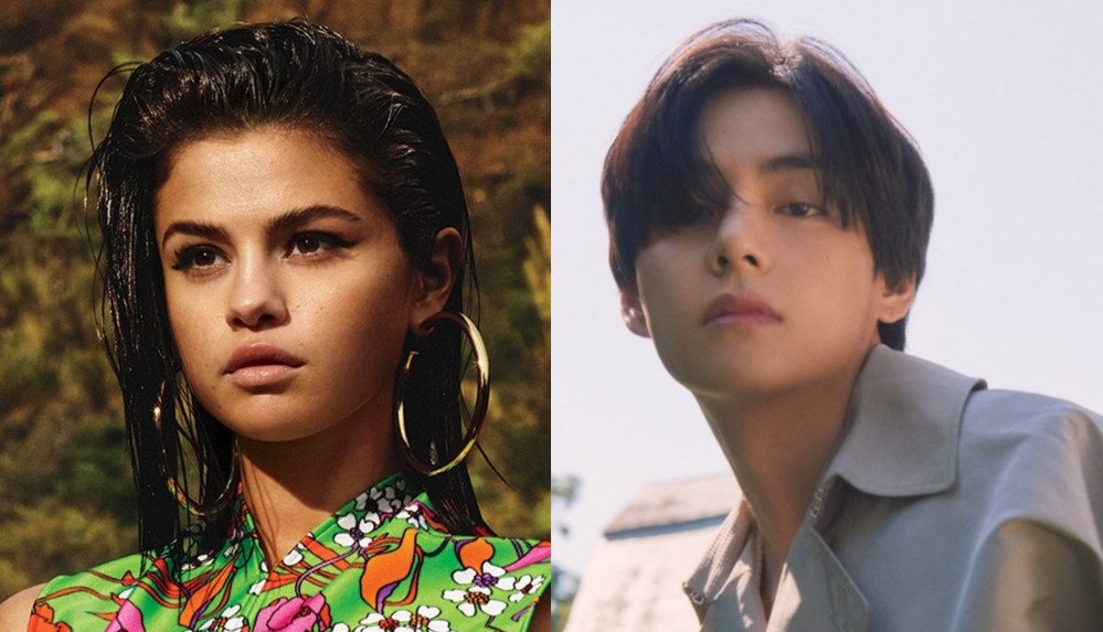 selena gomez dan v bts