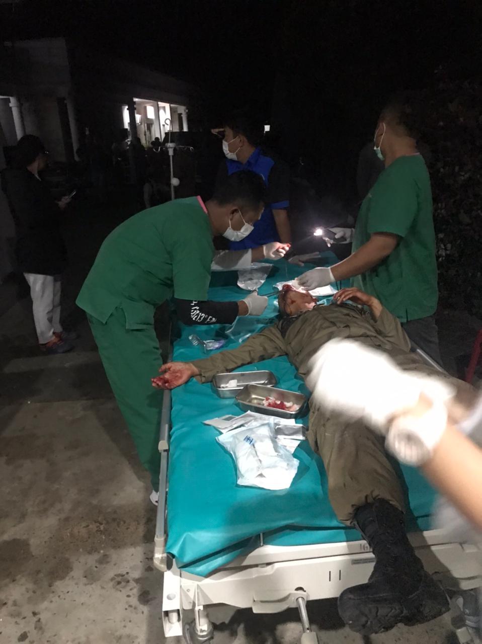 korban luka gempa tapanuli utara