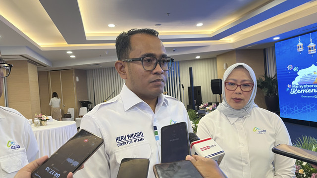 Direktur Utama ASDP, Heru Widodo diskon tiket pesawat