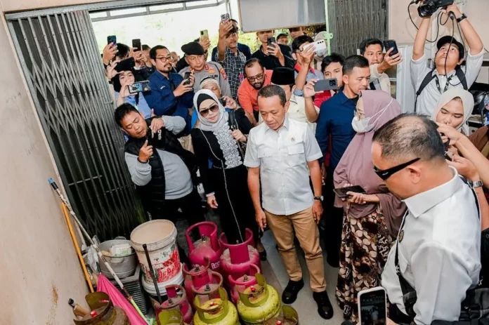 Menteri Energi dan Sumber Daya Mineral, Bahlil Lahadalia dapur mbg gas lpg.jpeg
