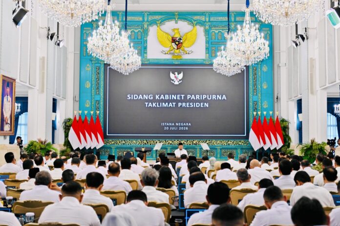 Taklimat Presiden Prabowo di Sidang Kabinet Paripurna di Istana Negara, Jakarta