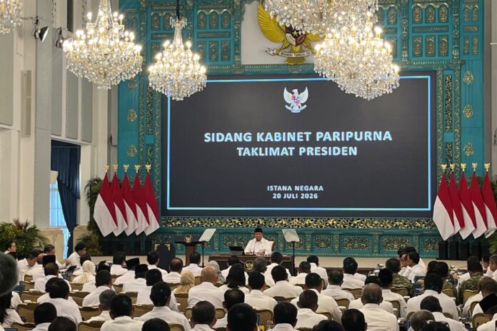 Taklimat Presiden Prabowo di Sidang Kabinet Paripurna di Istana Negara, Jakarta
