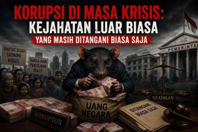 berantas korupsi ilustrasi koruptor
