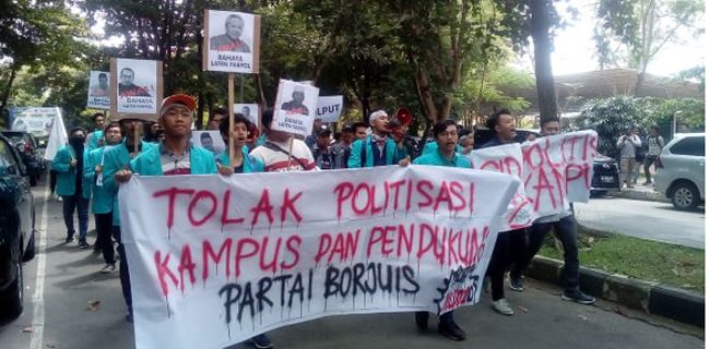 tolak politisasi kampus