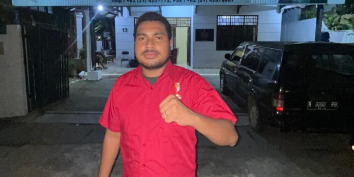 Ketua Gerakan Mahasiswa Nasional Indonesia (GMNI) Kota Jayapura, Lukas Haay 3