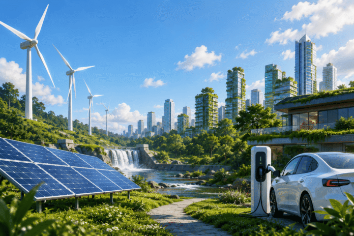 energi terbarukan dan industri hijau