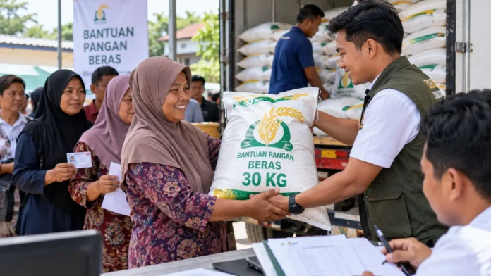 Penyaluran Bansos Beras 2