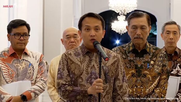 Sekretaris Eksekutif DEN, Septian Hario Seto nilai ekspor produk hilirisasi Indonesia mencapai US$50 miliar pada akhir 2026
