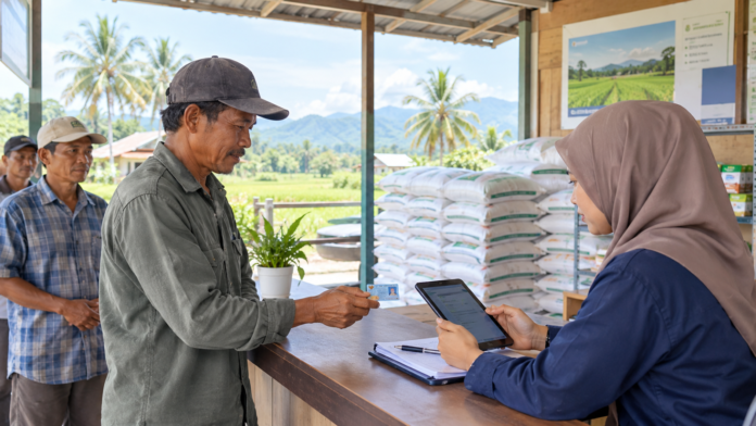 Verifikasi ID di Koperasi Tani