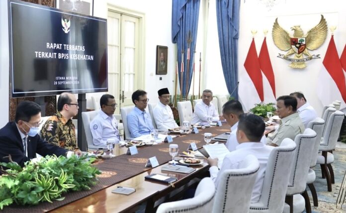 rapat terbatas bpjs kesehatan prabowo
